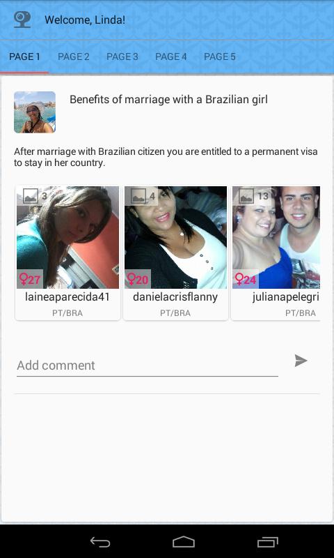 Dating with Brazil girls