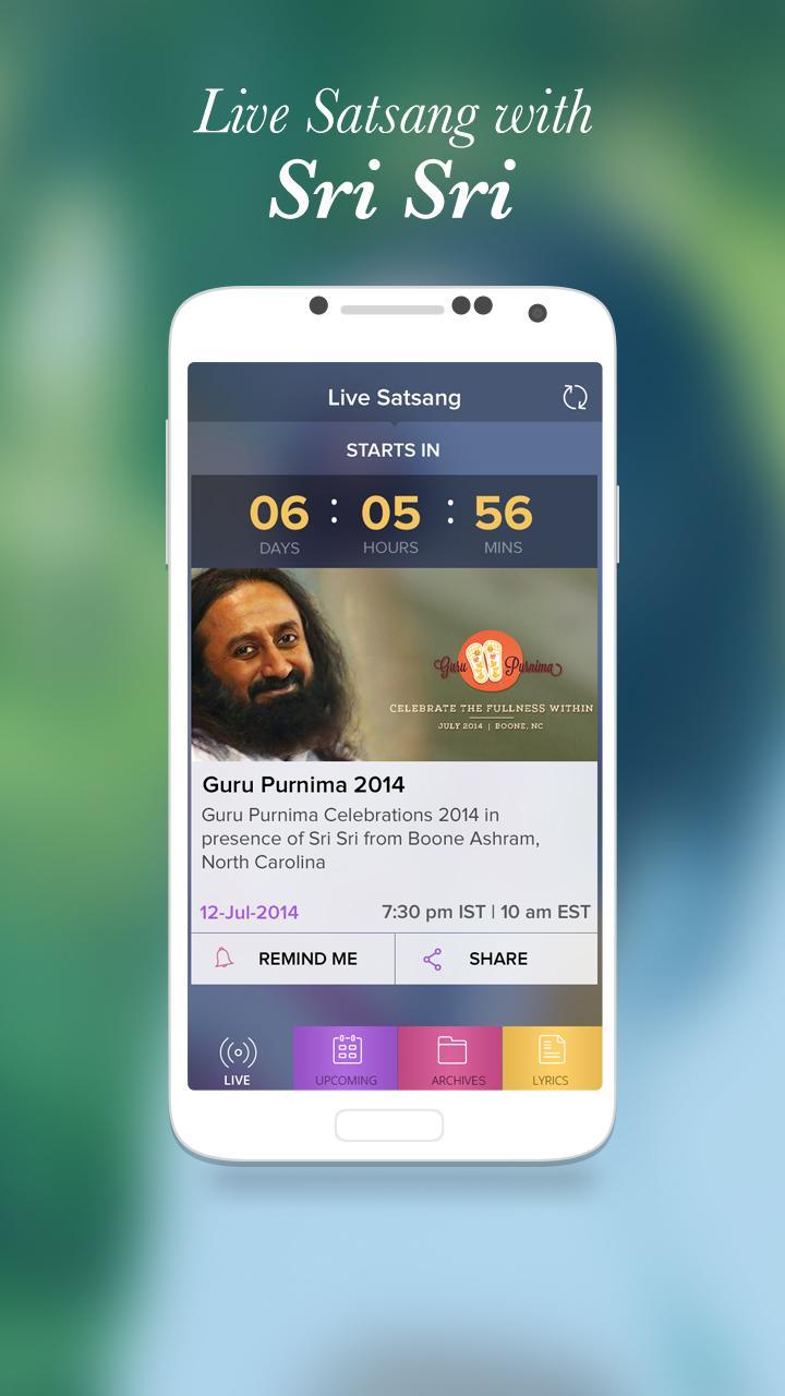 Live Satsang with Sri Sri