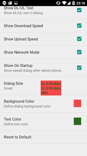 Real Time Internet Speed Meter