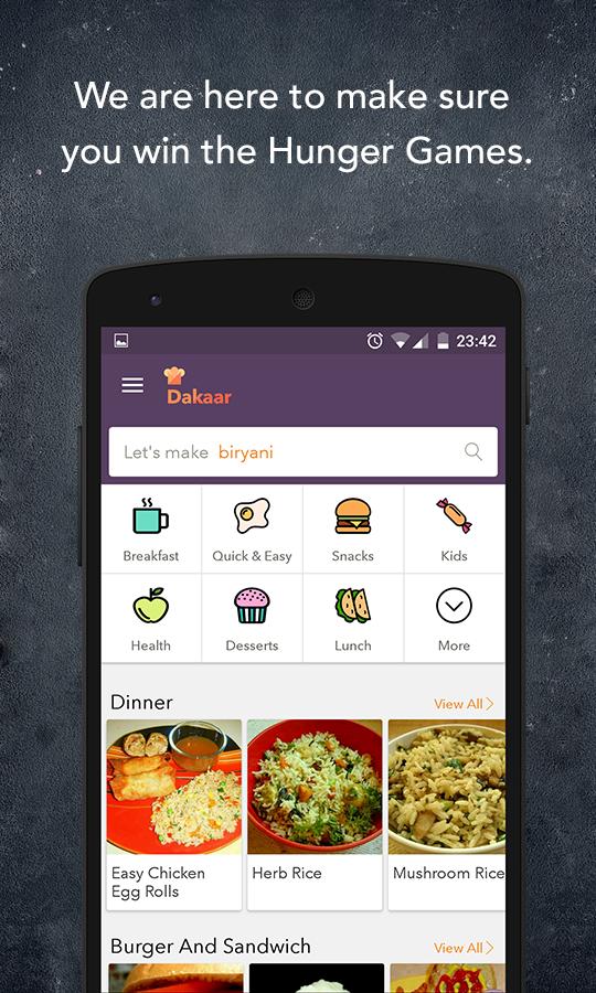Dakaar Recipe App: Veg, NonVeg