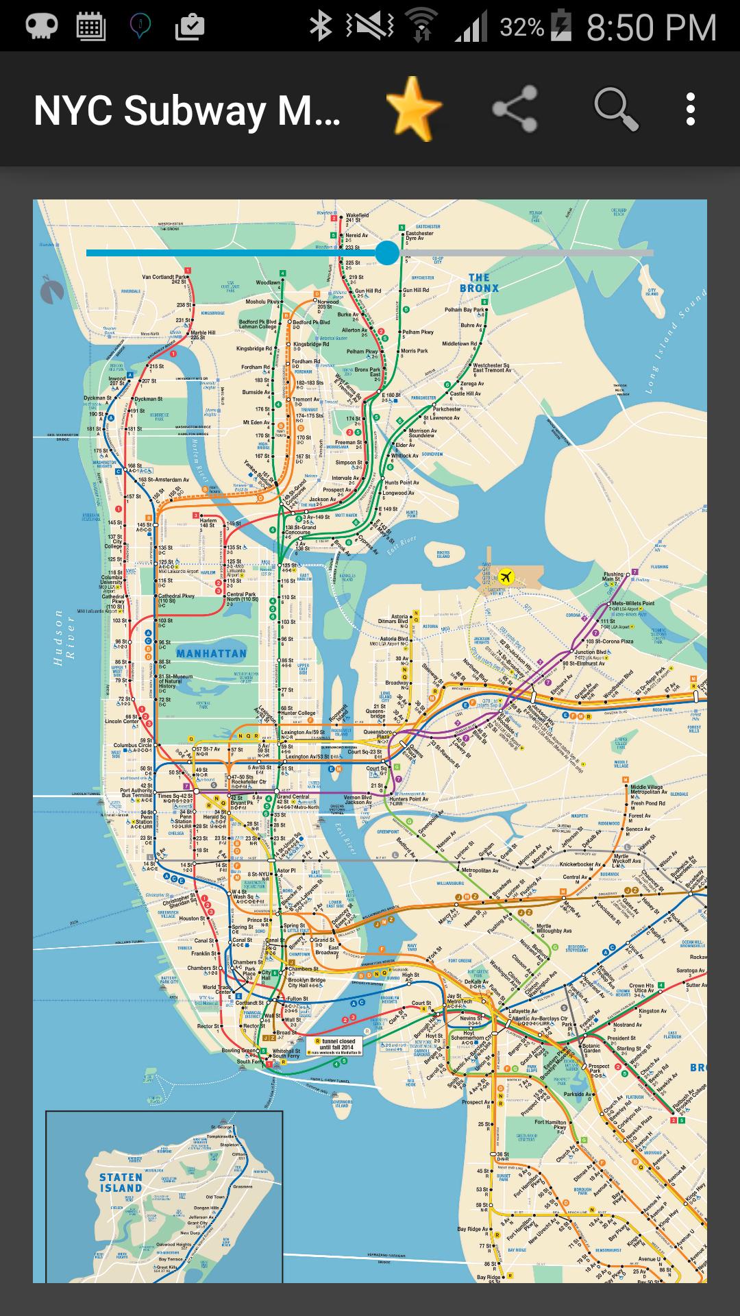 New York Subway Map (NYC)