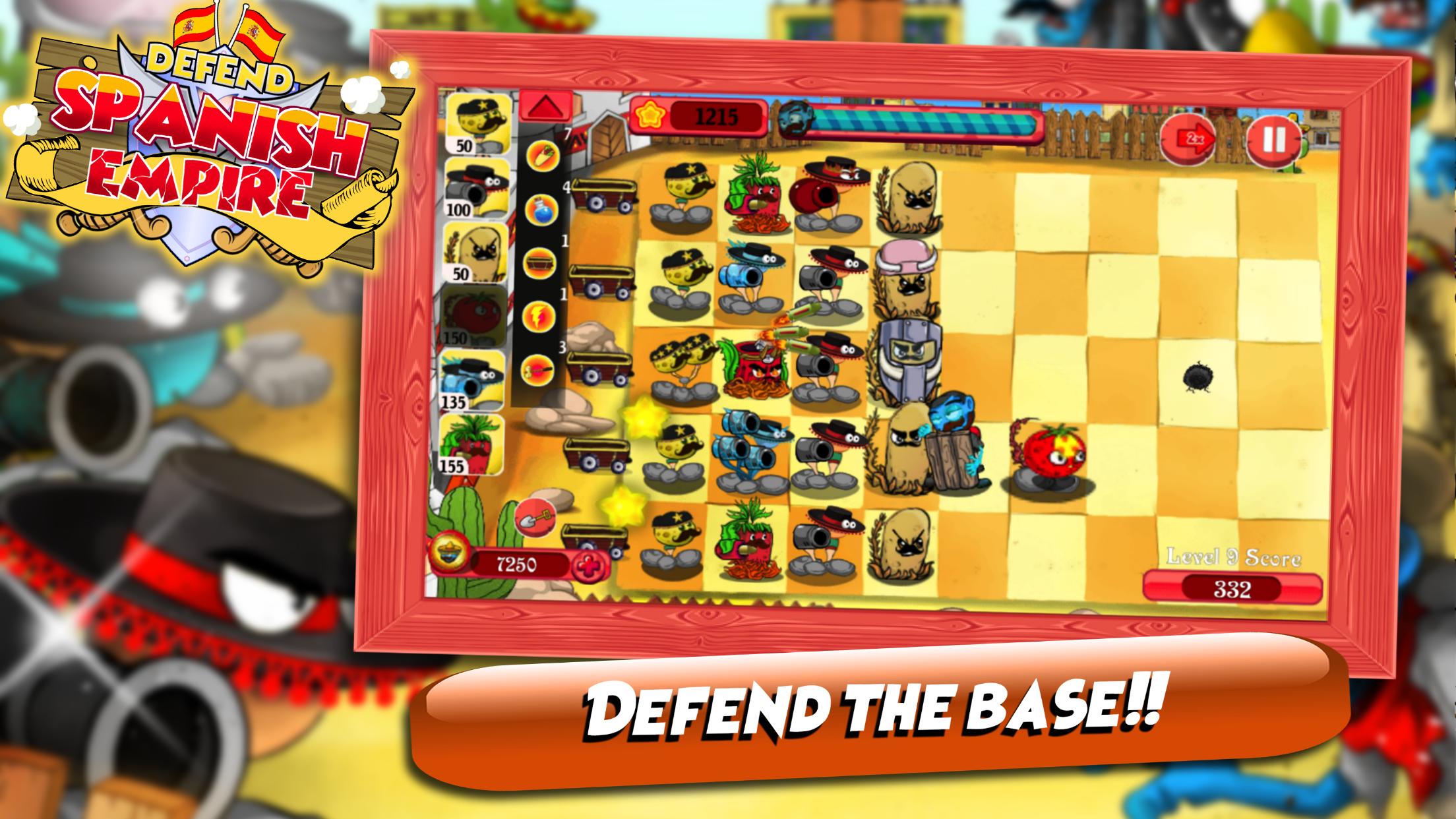 Defend Spanish Empire PvZ