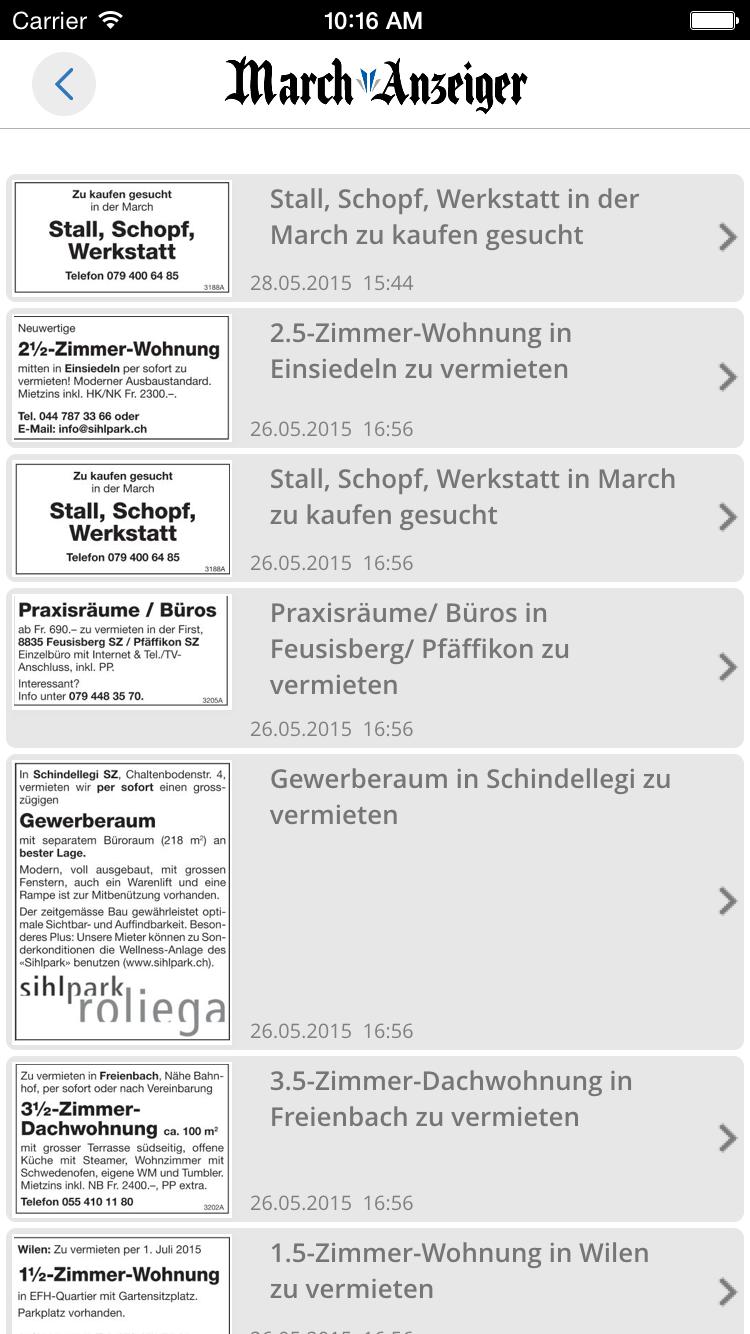 March Anzeiger