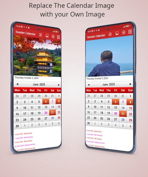 Sweden Calendar 2024