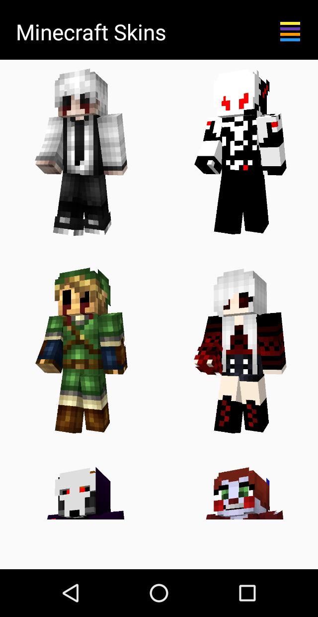 Creepypasta Skins for Minecraft PE