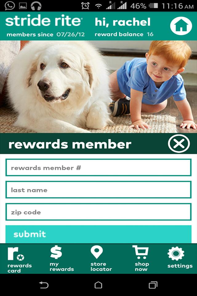 STRIDE RITE REWARDS