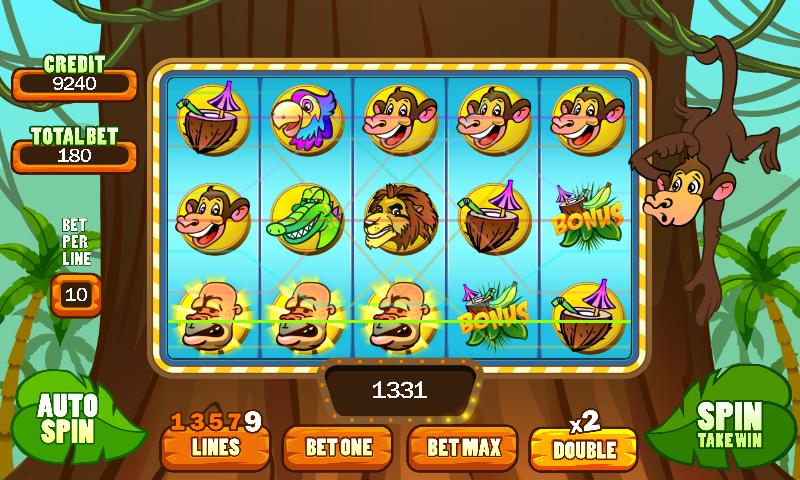 Monkey Slot Machine Mania Free