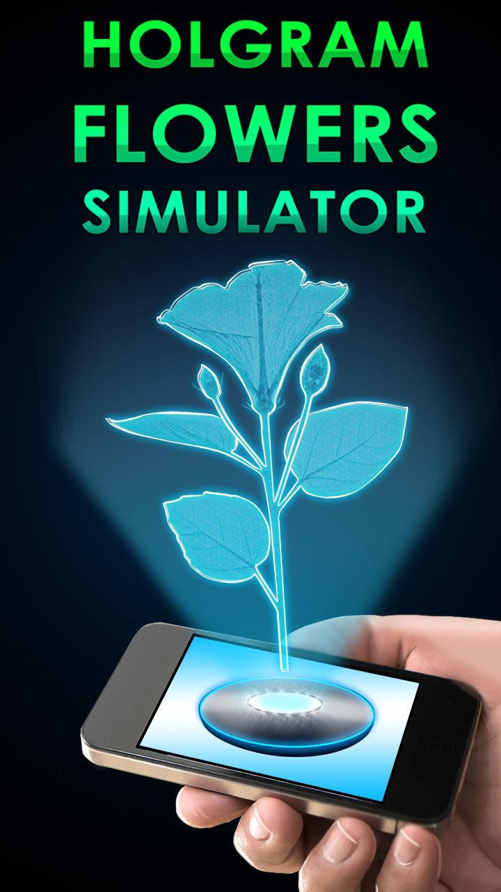 Hologram Flowers Simulator