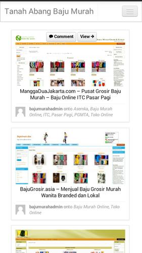 Toko Baju Murah Tanah Abang