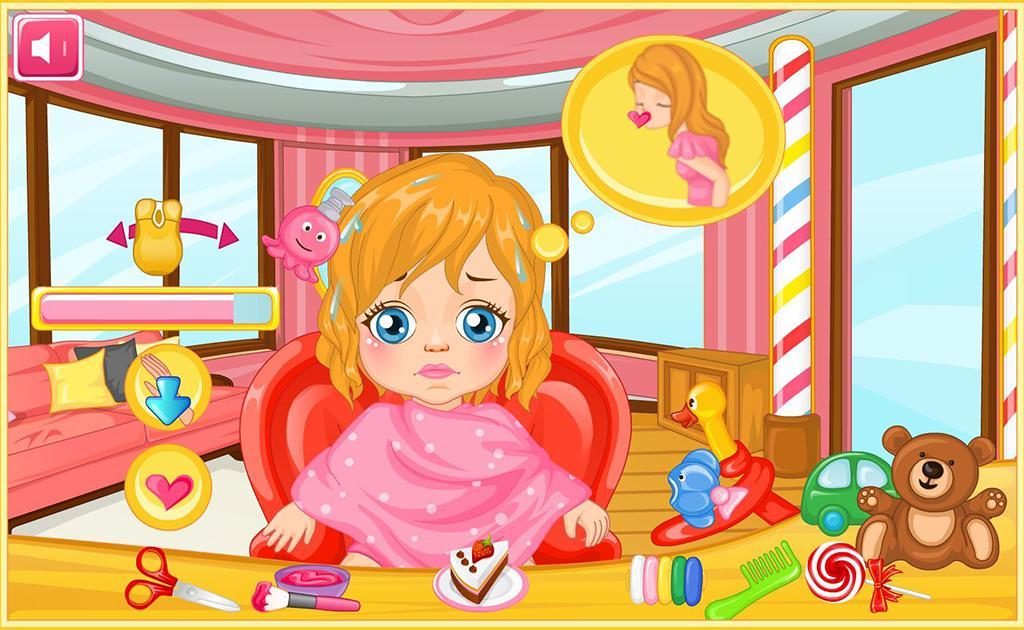 Casual baby game - Hair salon