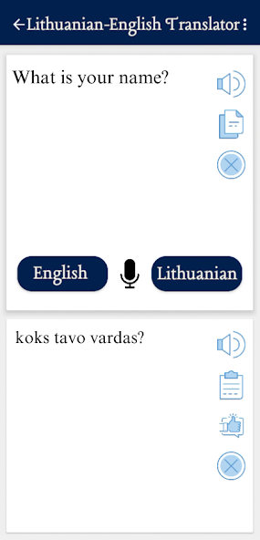 English To Lithuanian