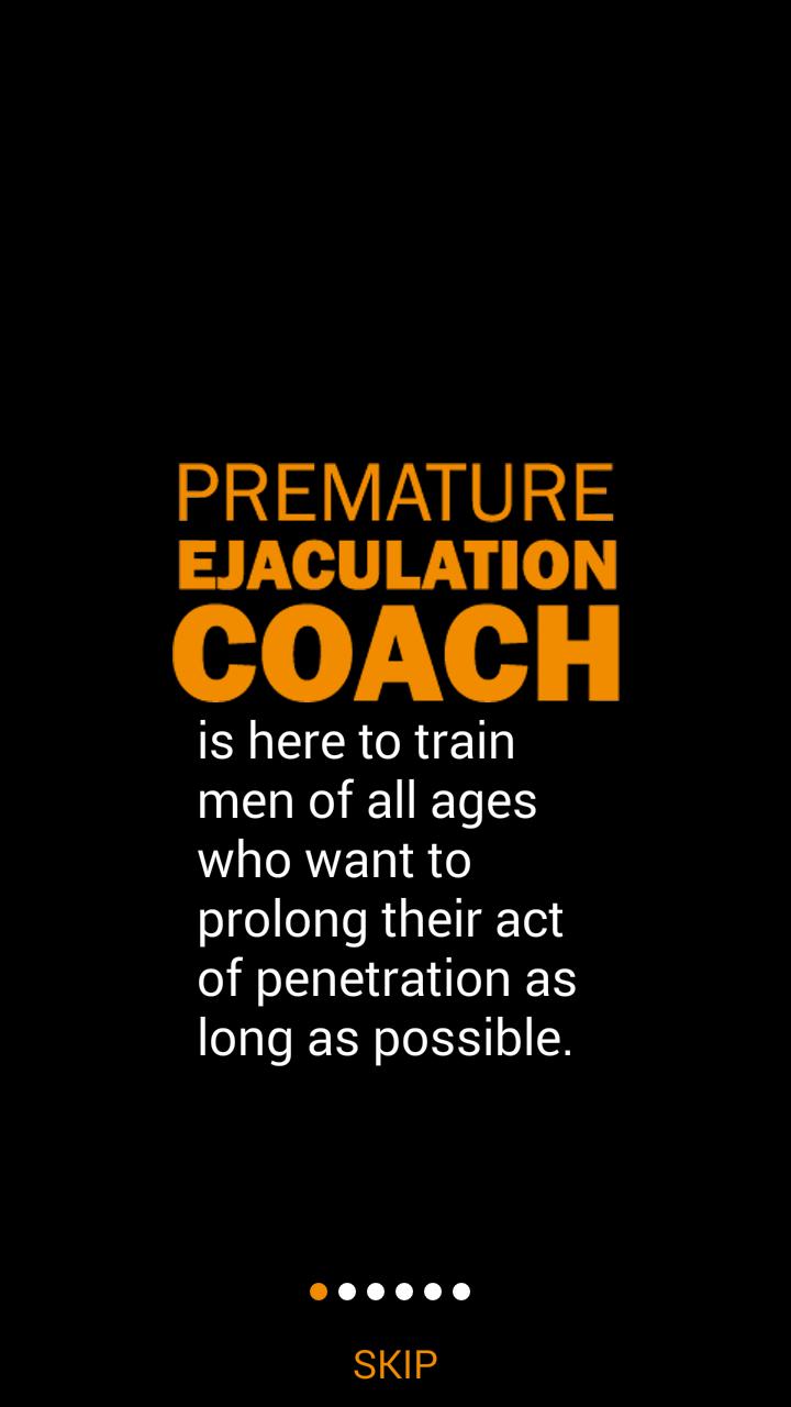 Premature Ejaculation Coach