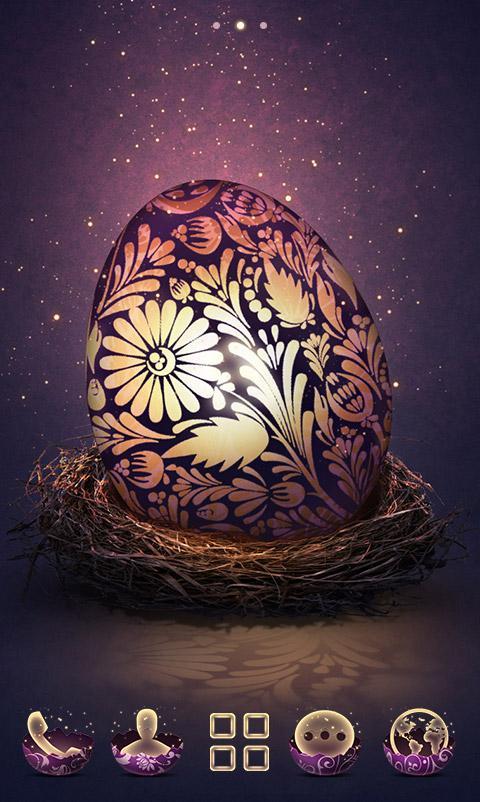 Easter eggs GO Launcher Theme