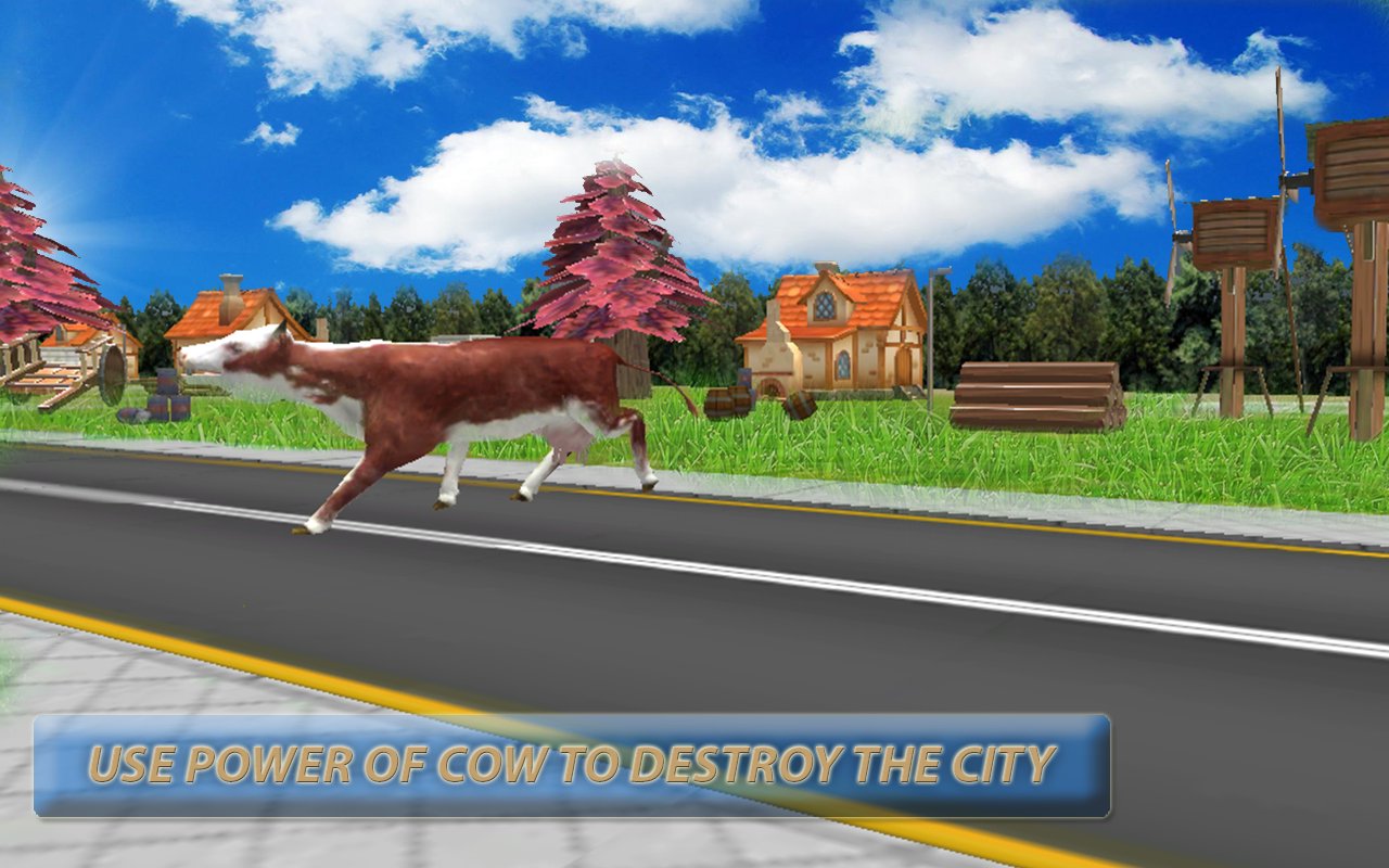 Crazy Cow Attack Simulator 3D