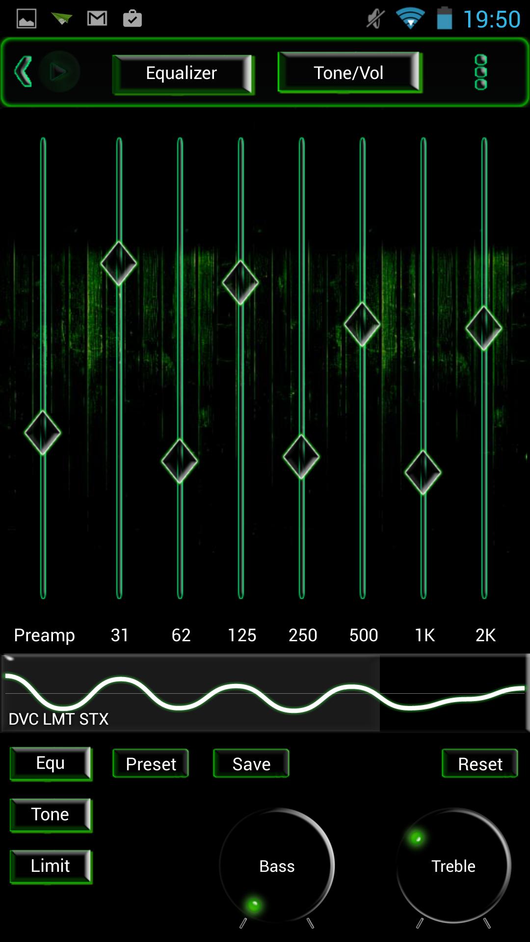 Poweramp Skin Green Glass