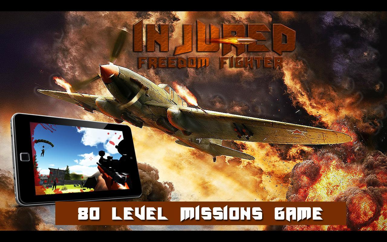 Injured Freedom fighter