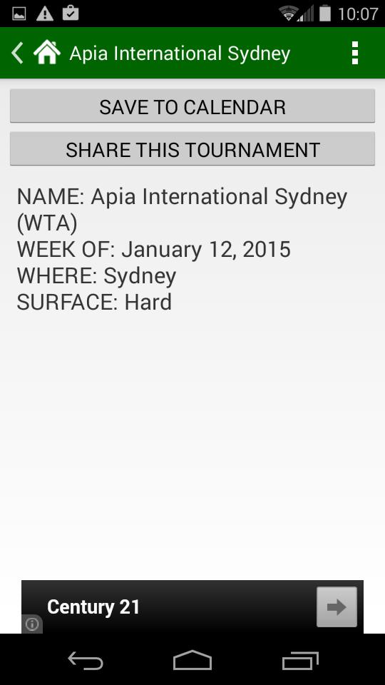 2016 Tennis Schedules ATP WTA