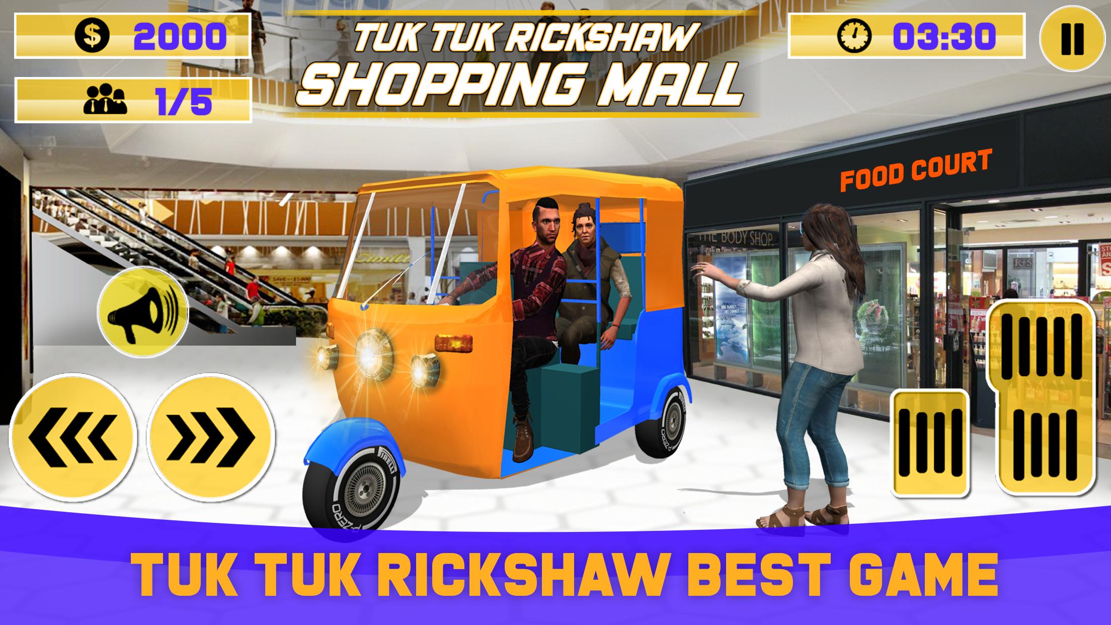 Modern Tuk Tuk Auto Rickshaw - Free Driving Games