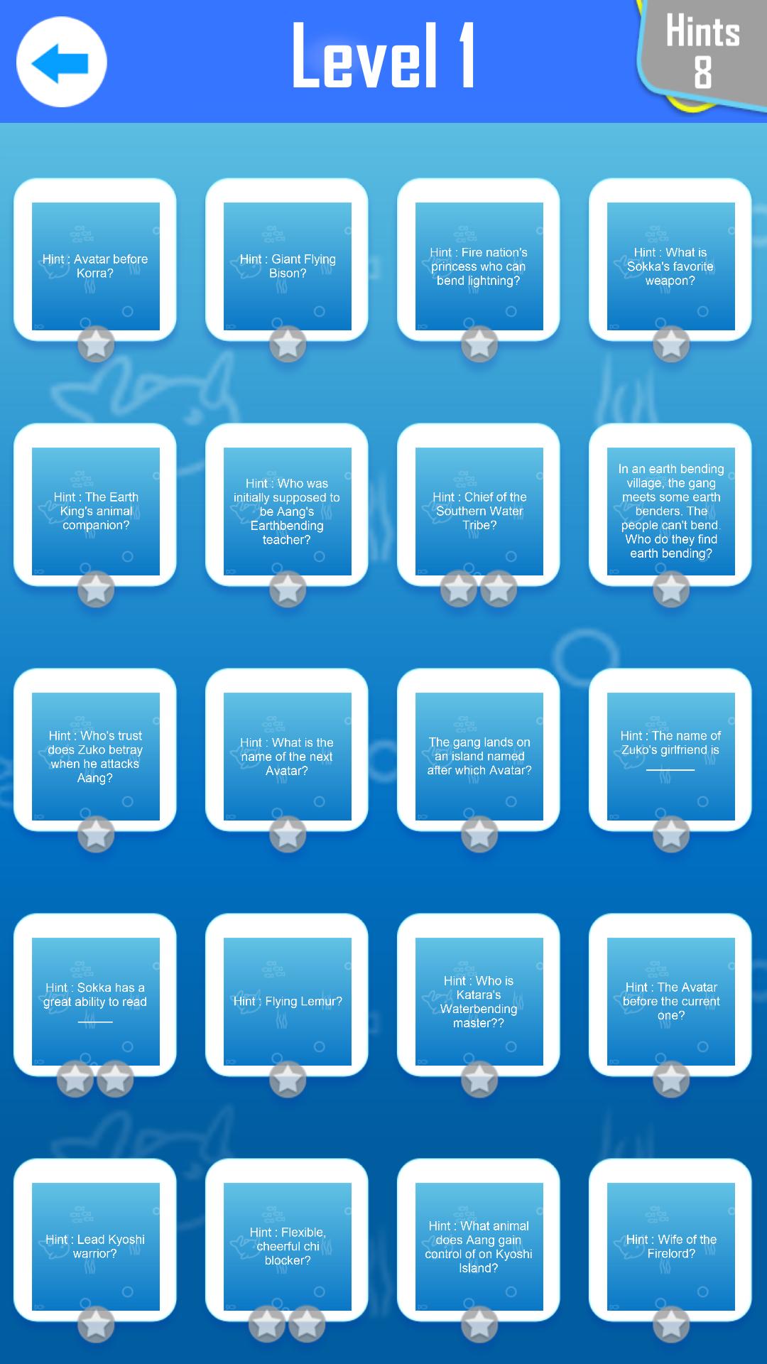 Trivia for Avatar Airbender