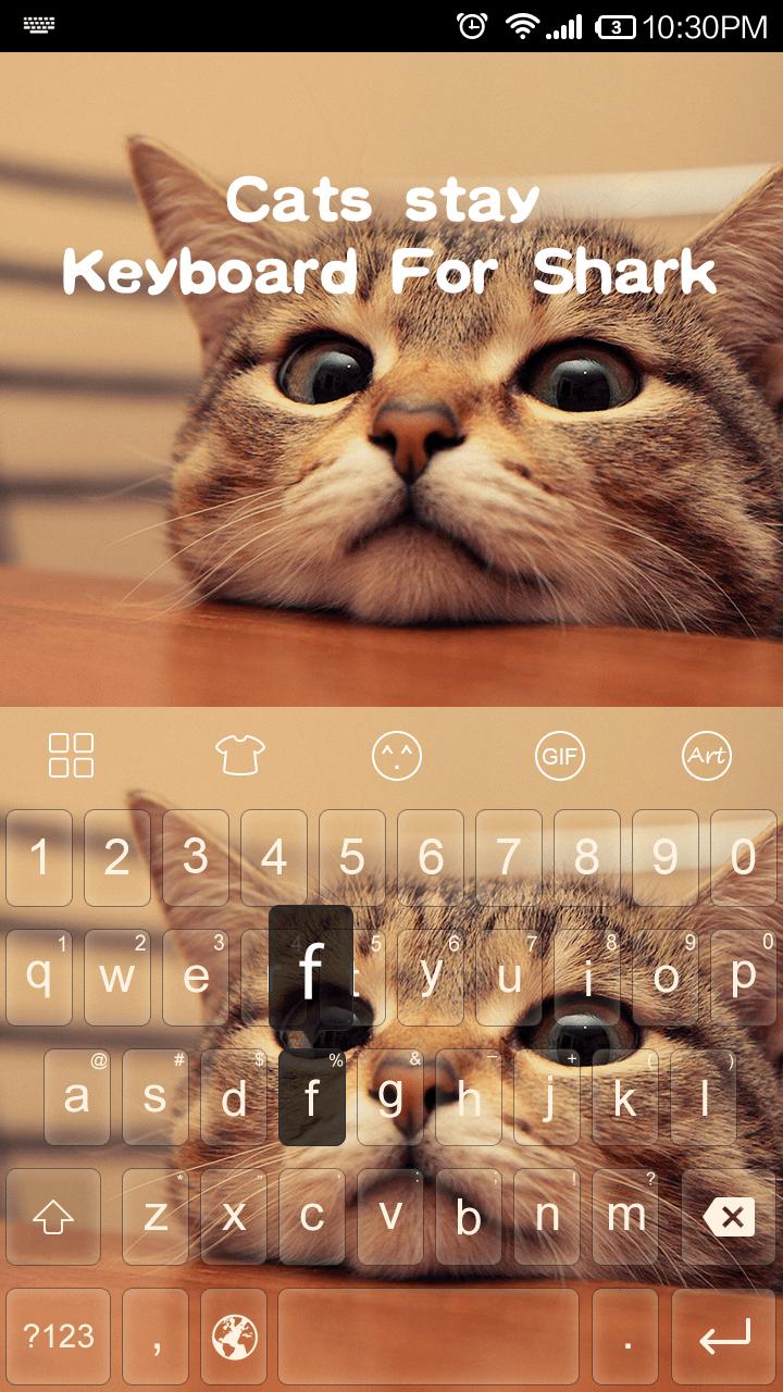 Emoji Keyboard-Cats stay