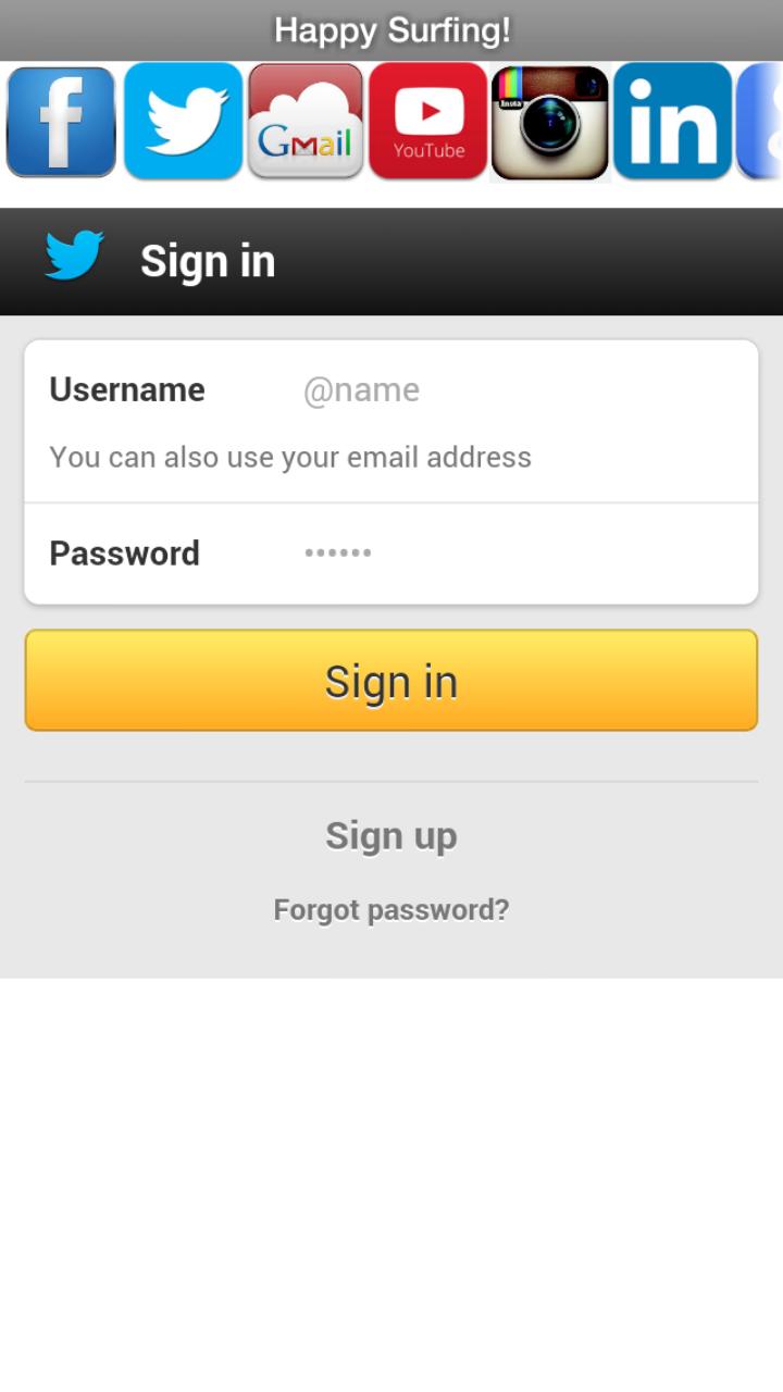 Socinet ( Facebook & Twitter)