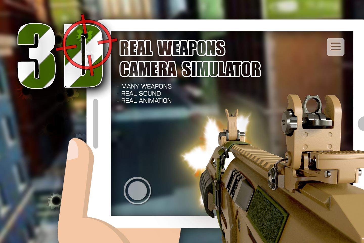 Real weapons camera simulator
