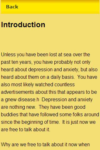 Anxiety and Depression