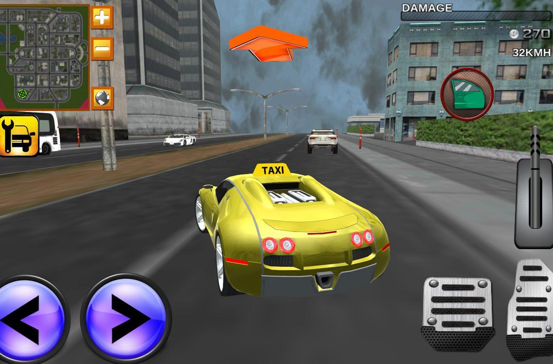 Downtown City Taxi Driver 3D