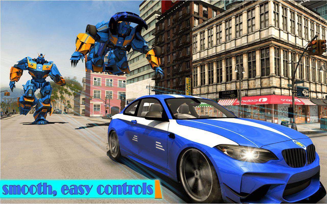 US Police Car Robot Transformation: Robot Strike