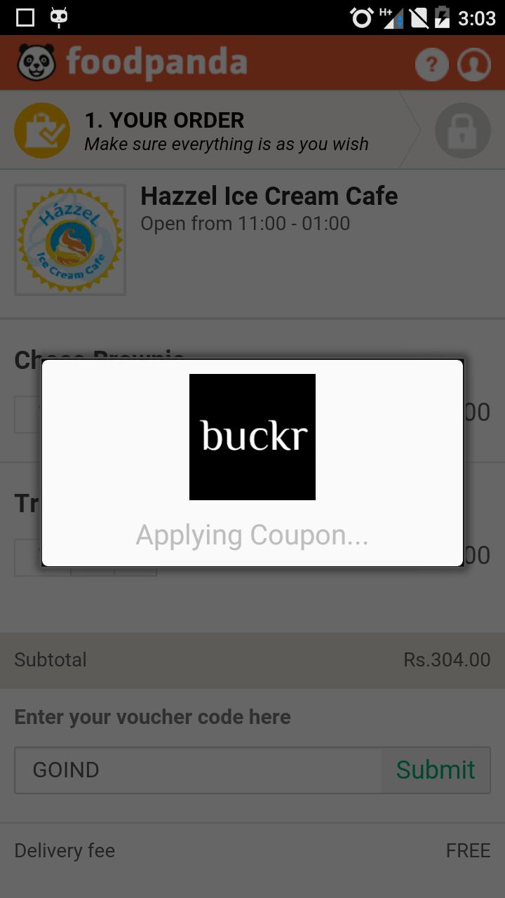 Buckr - FoodPanda Coupons