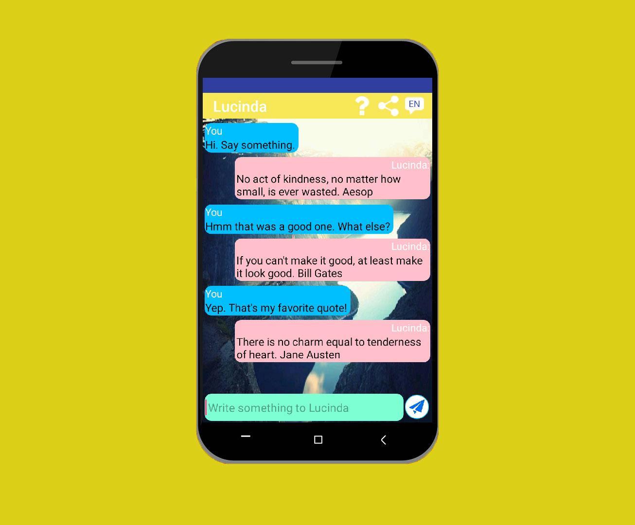 Therapist Lucinda - Trouble Listener, Advice Giver