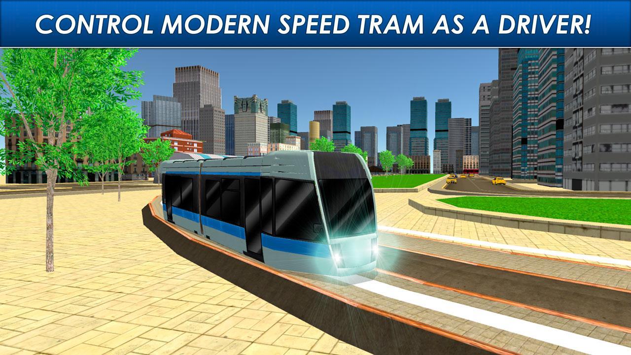 Speed Tram Driver Simulator 3D