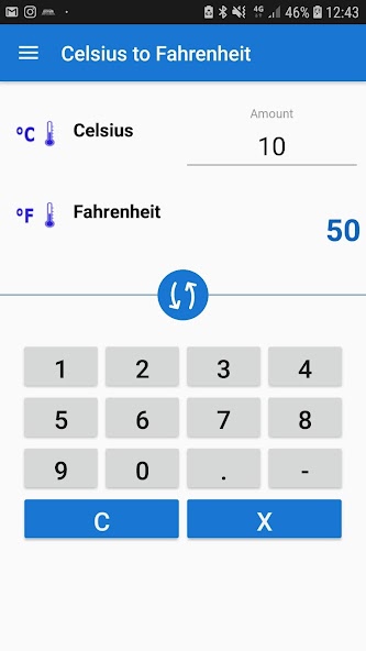 Celsius to Fahrenheit Convert