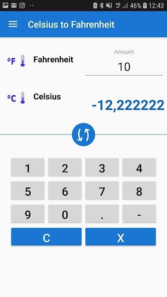 Celsius to Fahrenheit Convert