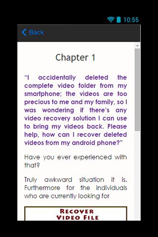 Recover Video File Guide