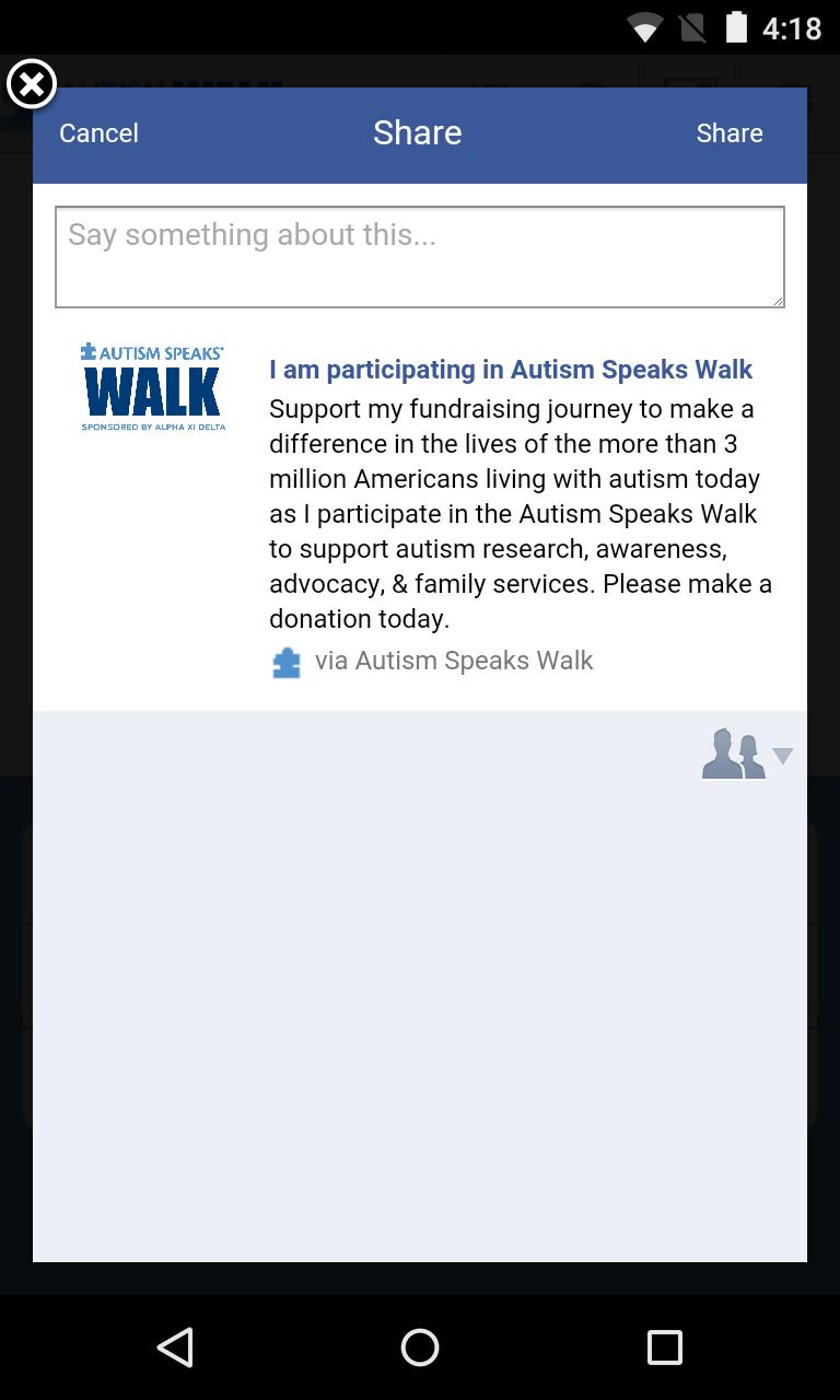 Autism Speaks Walk