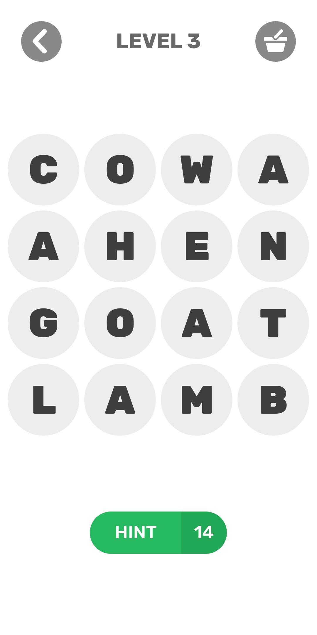 Finds Words : Animals