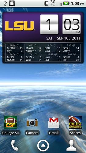 LSU Tigers Live Clock