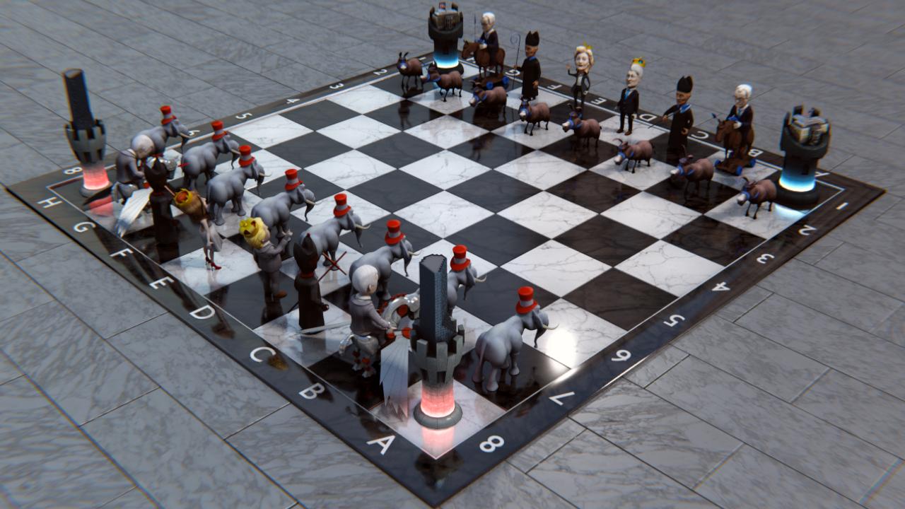 Political Chess 3D