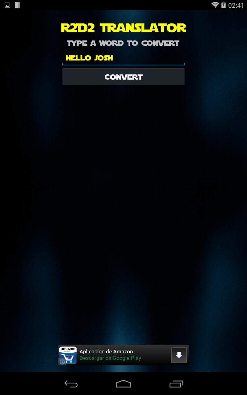 R2D2 Translator Star Wars