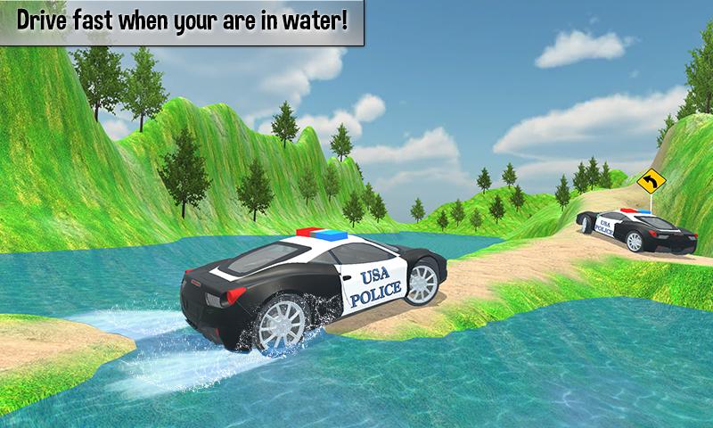Police Car Driver Offroad 2018