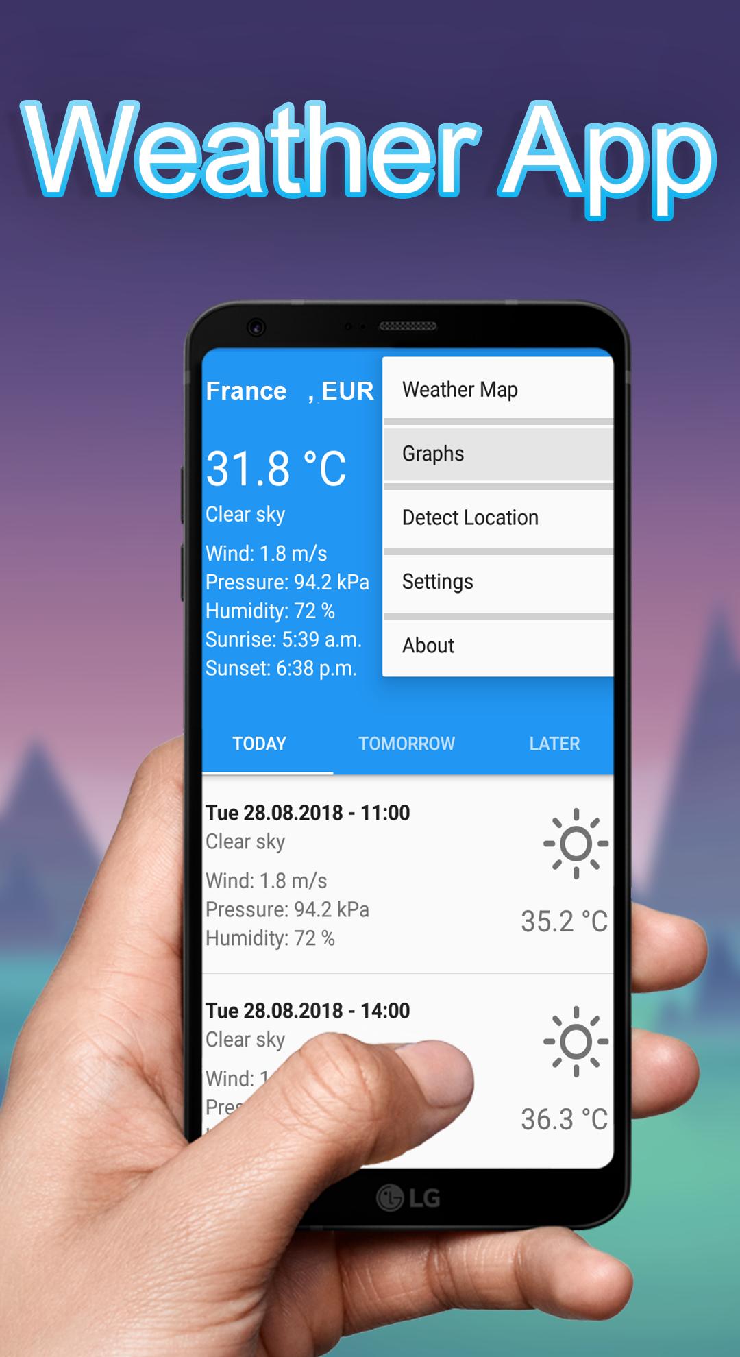 Real Time Weather Forecast Apps  - Weather Update