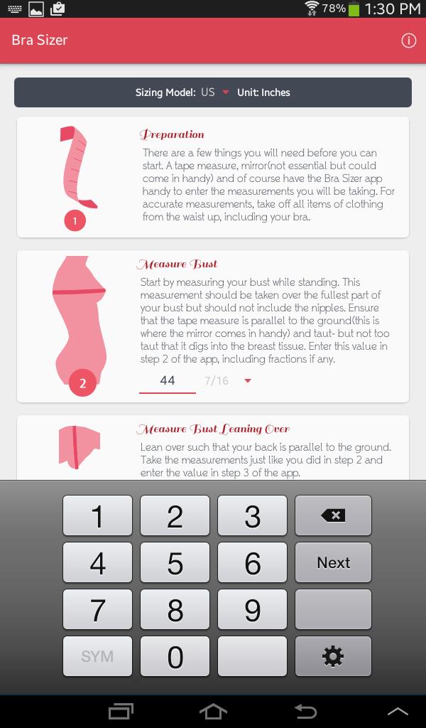 Bra Sizer