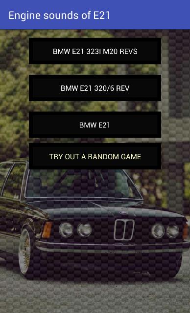 Engine sounds of E21