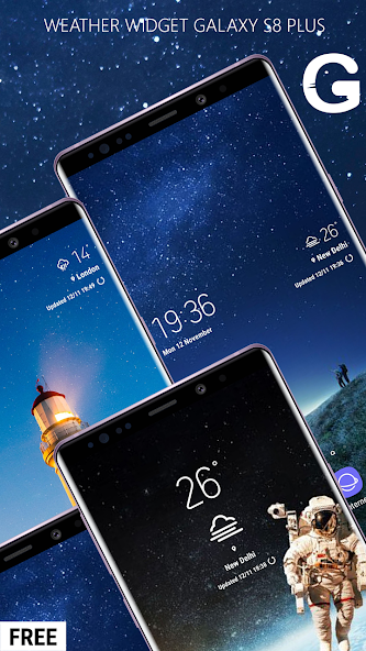 CLAW Weather App Clock Widget