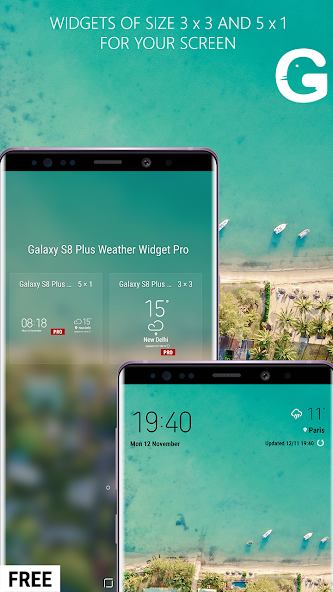 CLAW Weather App Clock Widget