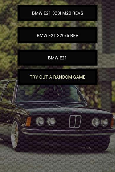 Engine sounds of E21