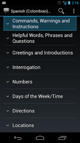 Spanish-Colombia Basic Phrases