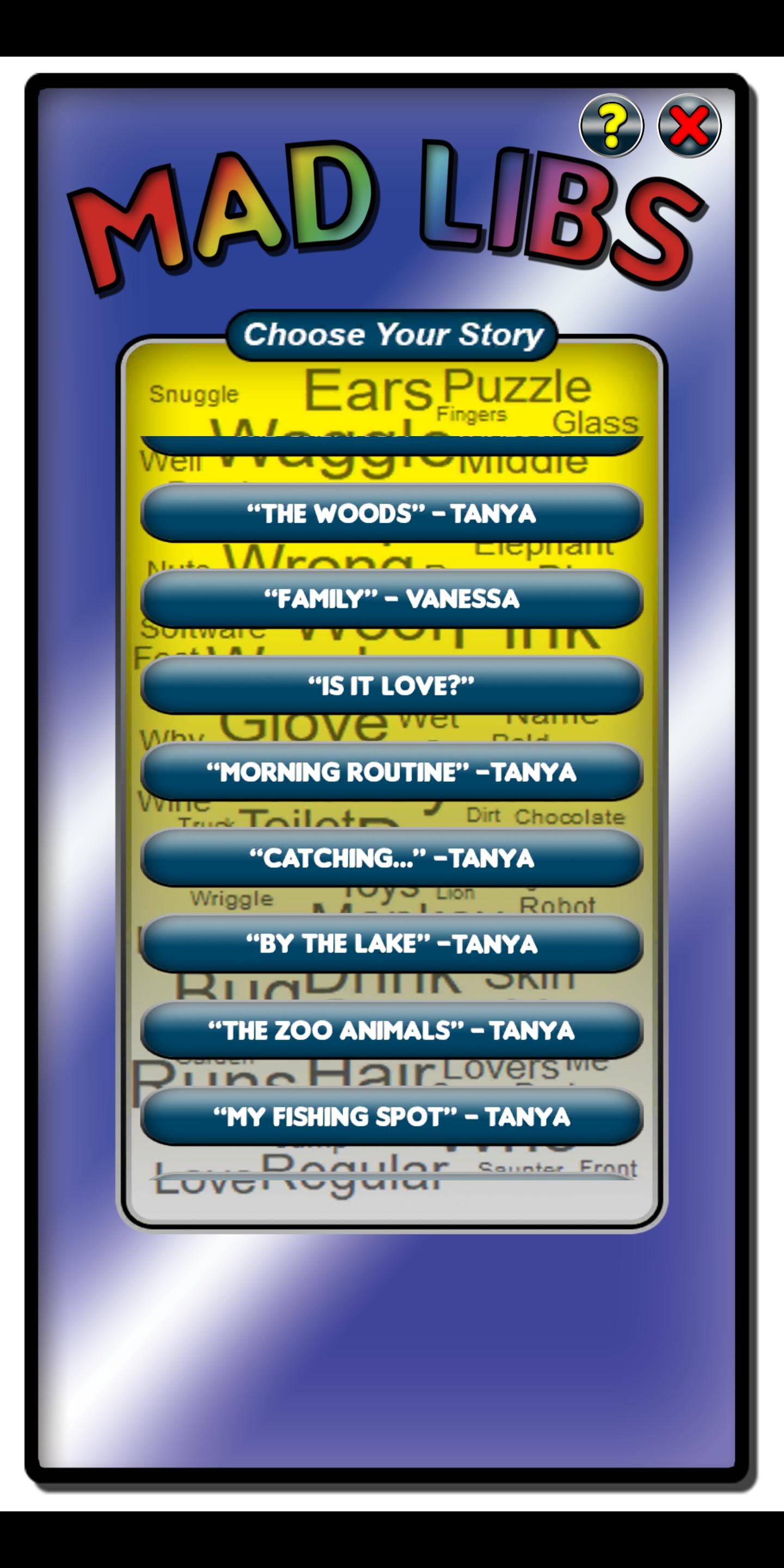 Mad Libs