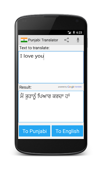 Punjabi English Translator